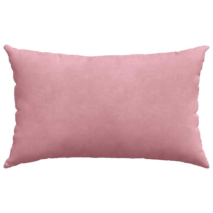 vidaXL Sofakissen 2 Stück Rosa 50 x 30 cm Cordstoff
