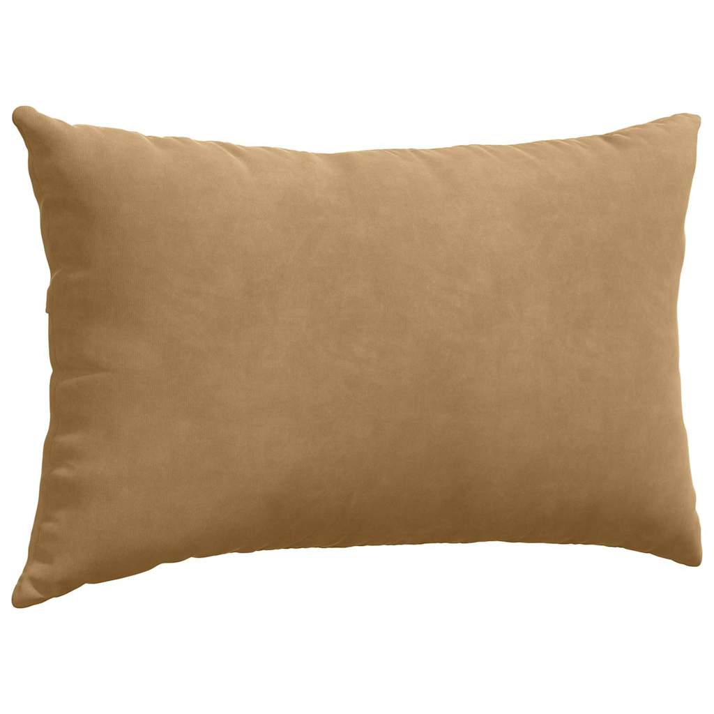 vidaXL Sofakissen 2 Stück Braun 50 x 30 cm Cordstoff