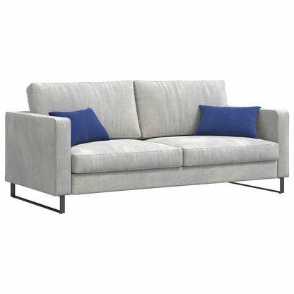 vidaXL Sofakissen 2 Stück Polizeiblau 50 x 30 cm Cordstoff