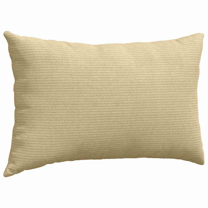 vidaXL Sofakissen 2 Stück Grau-Grün 50 x 30 cm Cordstoff