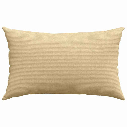 vidaXL Sofakissen 2 Stück Grau-Grün 50 x 30 cm Cordstoff