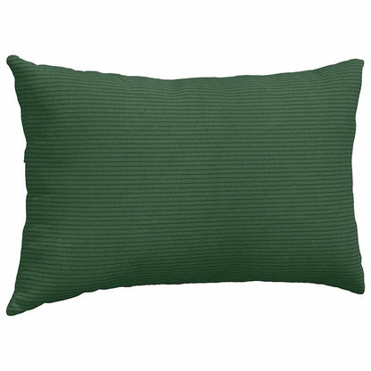 vidaXL Sofakissen 2 Stück Dunkelgrün 50 x 30 cm Cordstoff