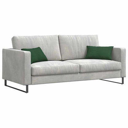 vidaXL Sofakissen 2 Stück Dunkelgrün 50 x 30 cm Cordstoff