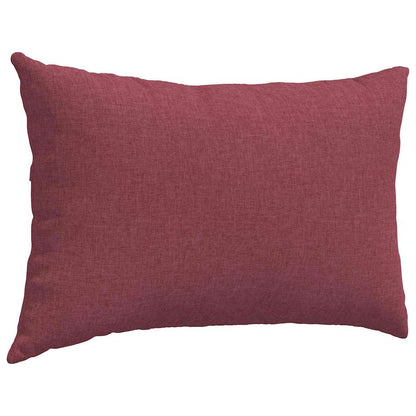 vidaXL Sofakissen 2 pcs Weinrot 60 x 40 cm Stoff