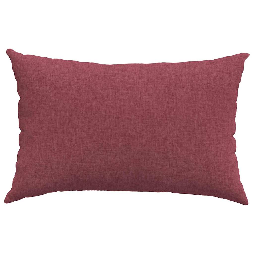 vidaXL Sofakissen 2 pcs Weinrot 60 x 40 cm Stoff