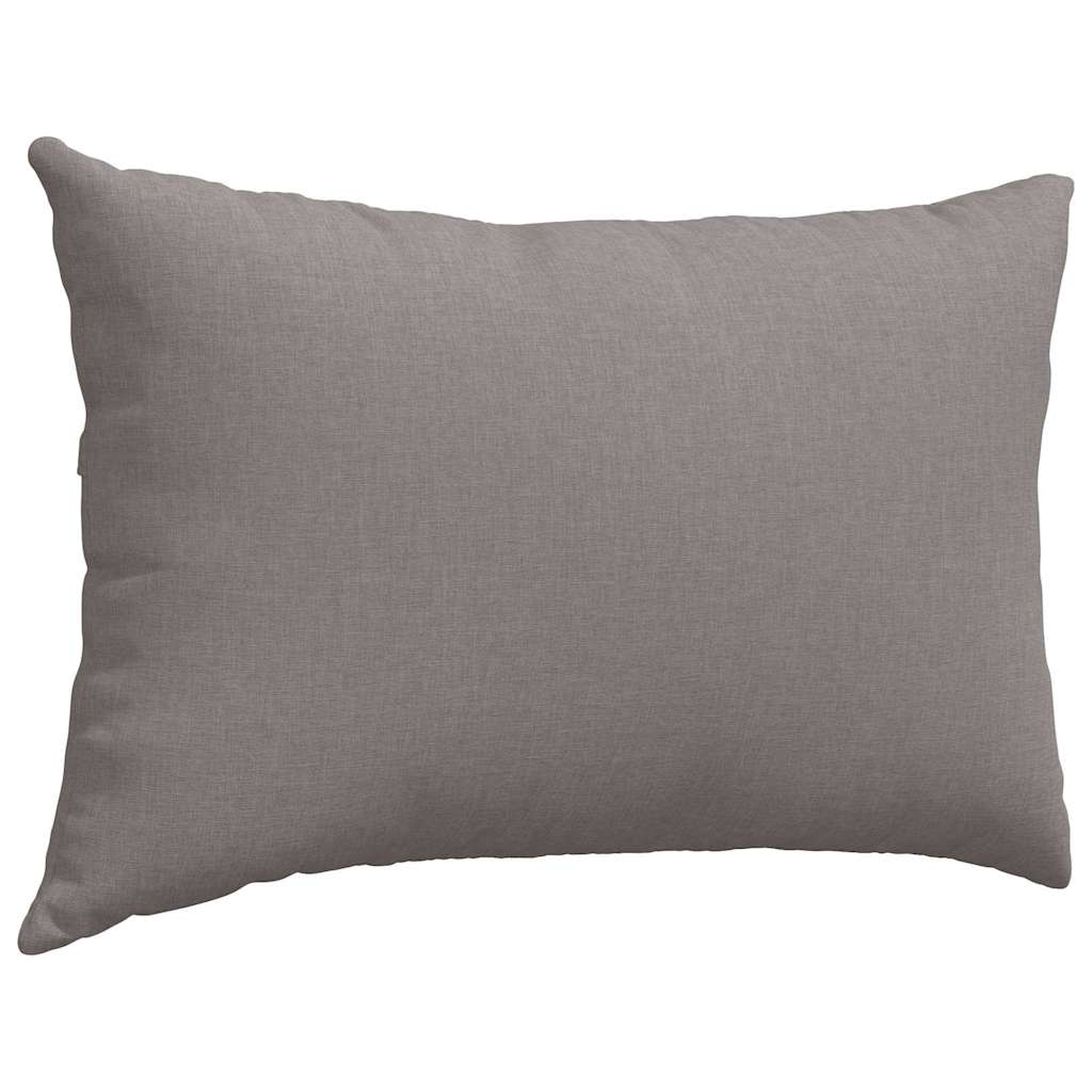 vidaXL Sofakissen 2 pcs Taupe 60 x 40 cm Stoff