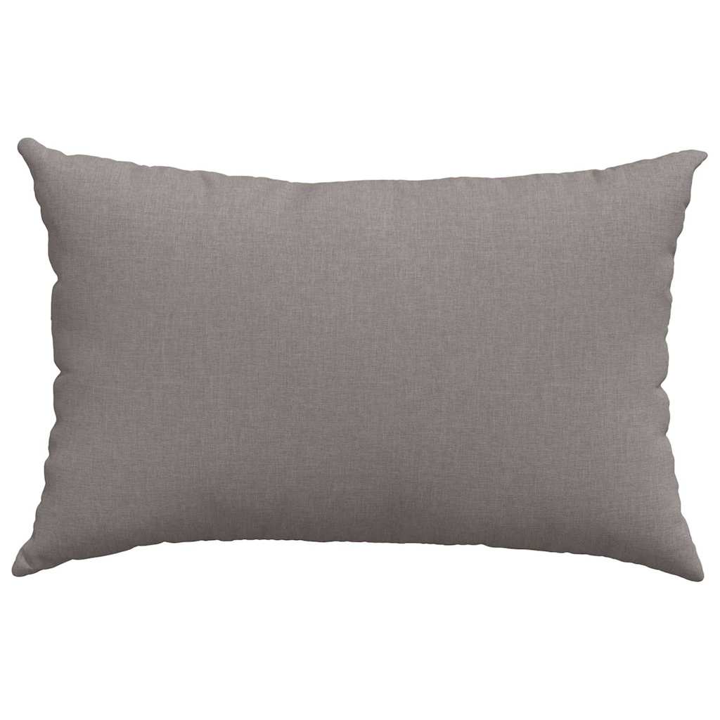 vidaXL Sofakissen 2 pcs Taupe 60 x 40 cm Stoff