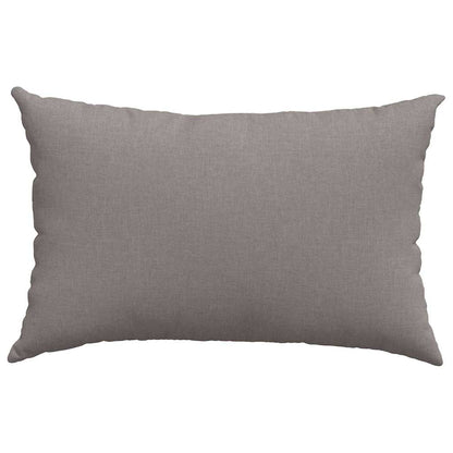 vidaXL Sofakissen 2 pcs Taupe 60 x 40 cm Stoff