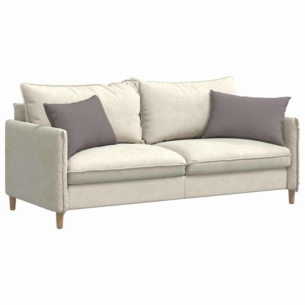 vidaXL Sofakissen 2 pcs Taupe 60 x 40 cm Stoff