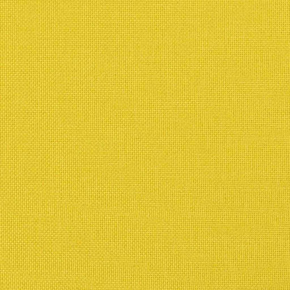 vidaXL Coussins de canapé 2 pcs Jaune clair 60 x 40 cm Tissu