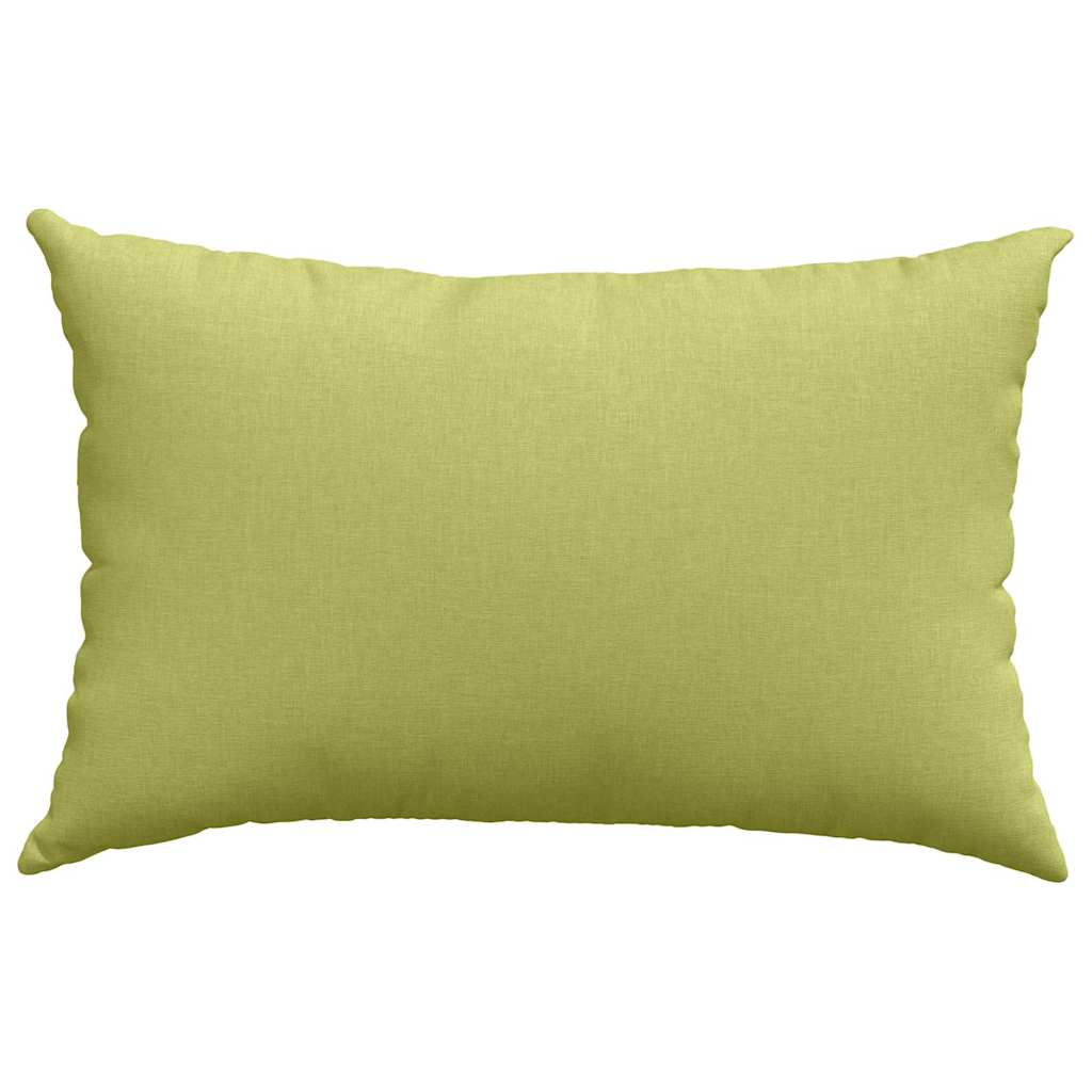 vidaXL Sofakissen 2 pcs Hellgrün 60 x 40 cm Stoff
