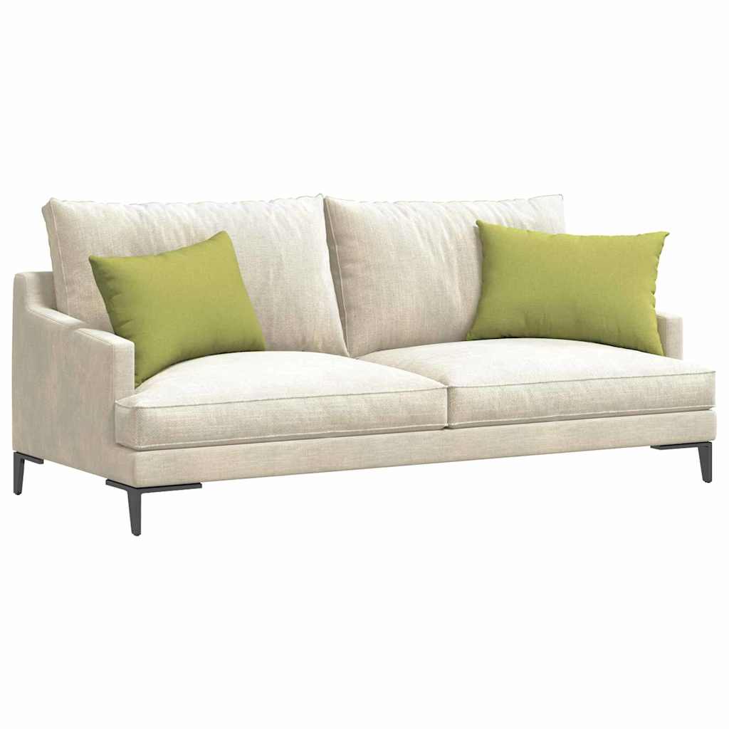 vidaXL Sofakissen 2 pcs Hellgrün 60 x 40 cm Stoff
