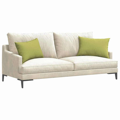 vidaXL Sofakissen 2 pcs Hellgrün 60 x 40 cm Stoff