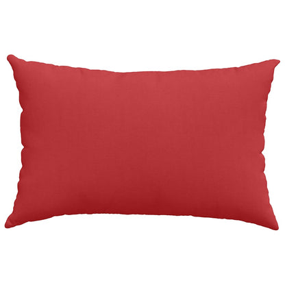 vidaXL Sofakissen 2 pcs Rot 60 x 40 cm Stoff