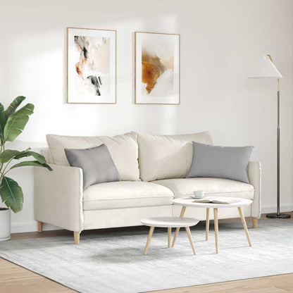vidaXL Sofakissen 2 pcs Wolkengrau 60 x 40 cm Stoff