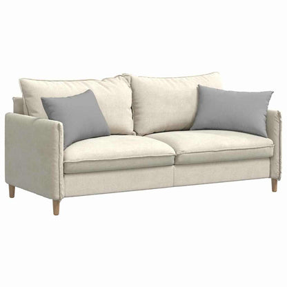 vidaXL Sofakissen 2 pcs Wolkengrau 60 x 40 cm Stoff