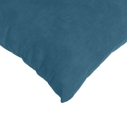 vidaXL Coussins de canapé 2 pcs Bleu 60 x 40 cm Tissu côtelé