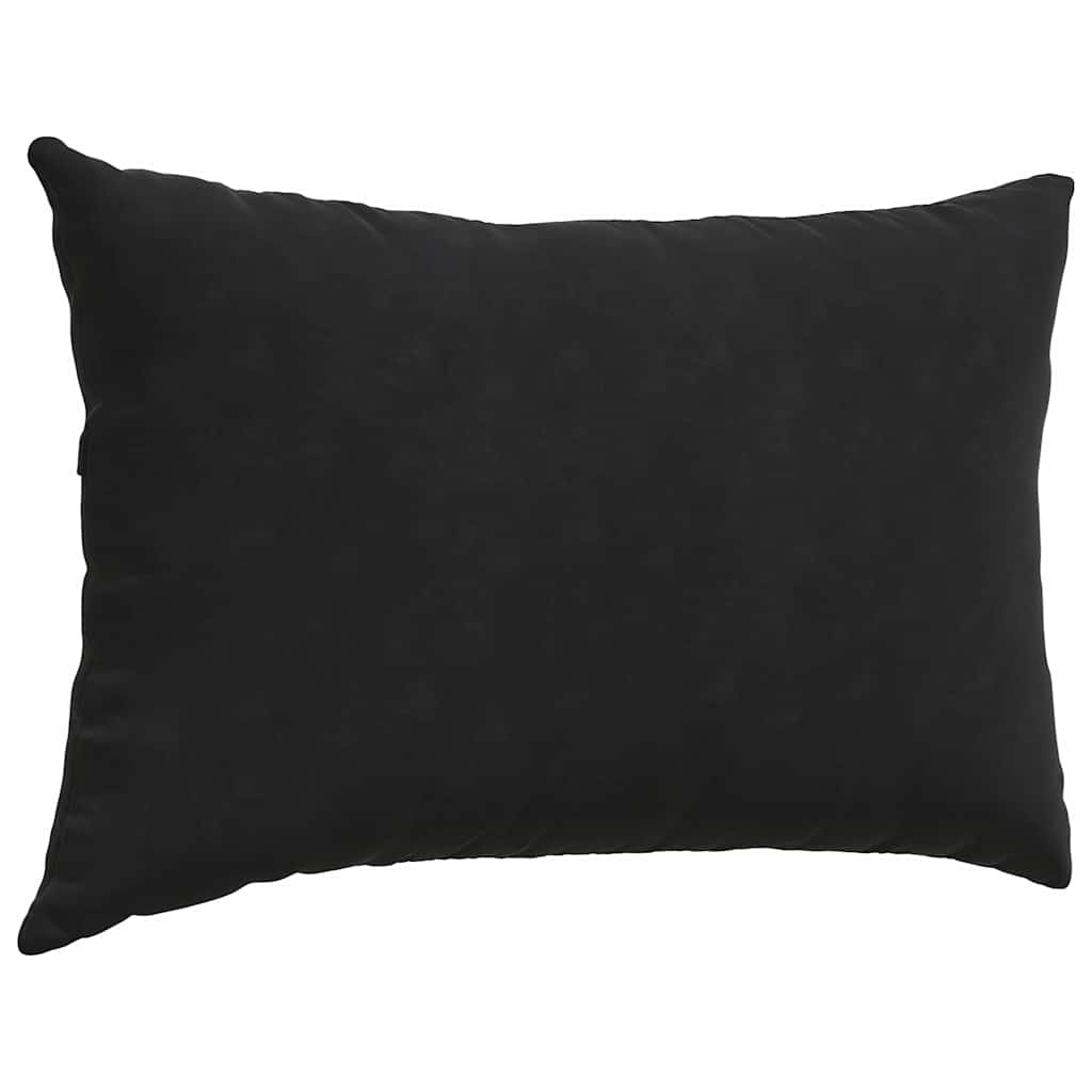 vidaXL Sofakissen 2 Stück Schwarz 60 x 40 cm Cordstoff