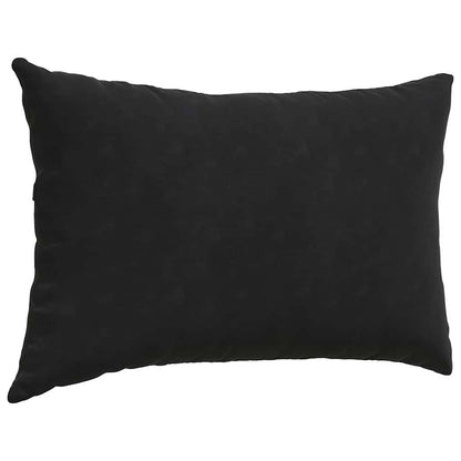 vidaXL Sofakissen 2 Stück Schwarz 60 x 40 cm Cordstoff