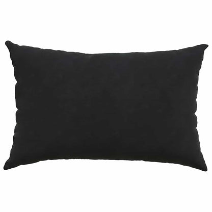 vidaXL Sofakissen 2 Stück Schwarz 60 x 40 cm Cordstoff