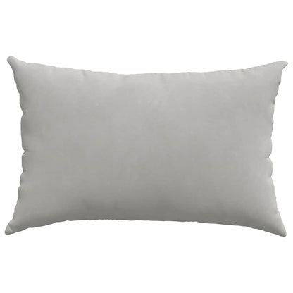 vidaXL Coussins de canapé 2 pcs Gris clair 60 x 40 cm Tissu