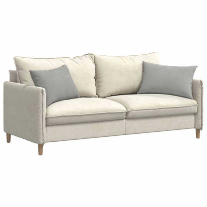 vidaXL Coussins de canapé 2 pcs Gris clair 60 x 40 cm Tissu