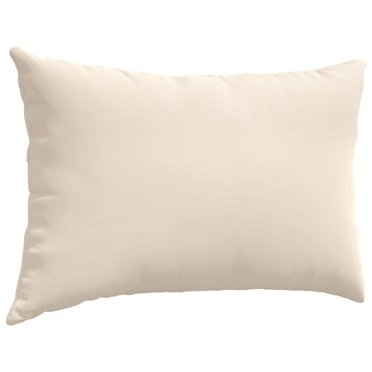 vidaXL Sofakissen 2 Stück Beige 60 x 40 cm Stoff
