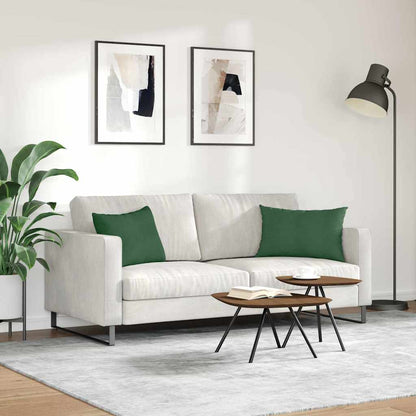 vidaXL Sofakissen 2 Stück Dunkelgrün 60 x 40 cm Cordstoff