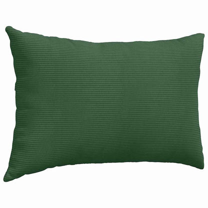vidaXL Sofakissen 2 Stück Dunkelgrün 60 x 40 cm Cordstoff