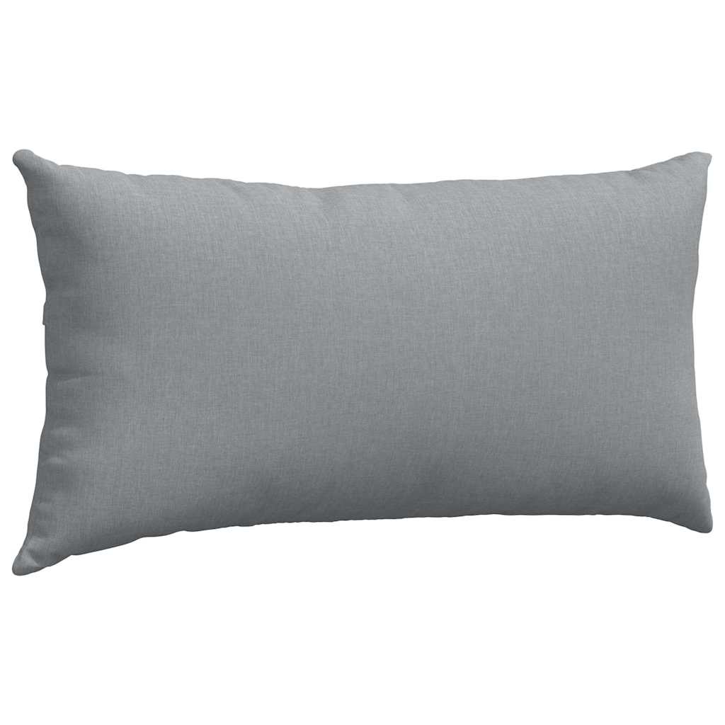 vidaXL Sofakissen 2 pcs Hellgrau 80 x 40 cm Stoff