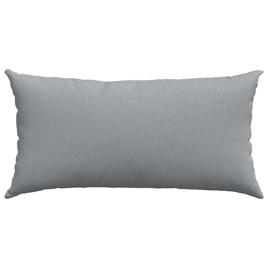 vidaXL Sofakissen 2 pcs Hellgrau 80 x 40 cm Stoff