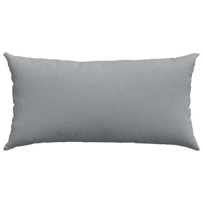 vidaXL Sofakissen 2 pcs Hellgrau 80 x 40 cm Stoff