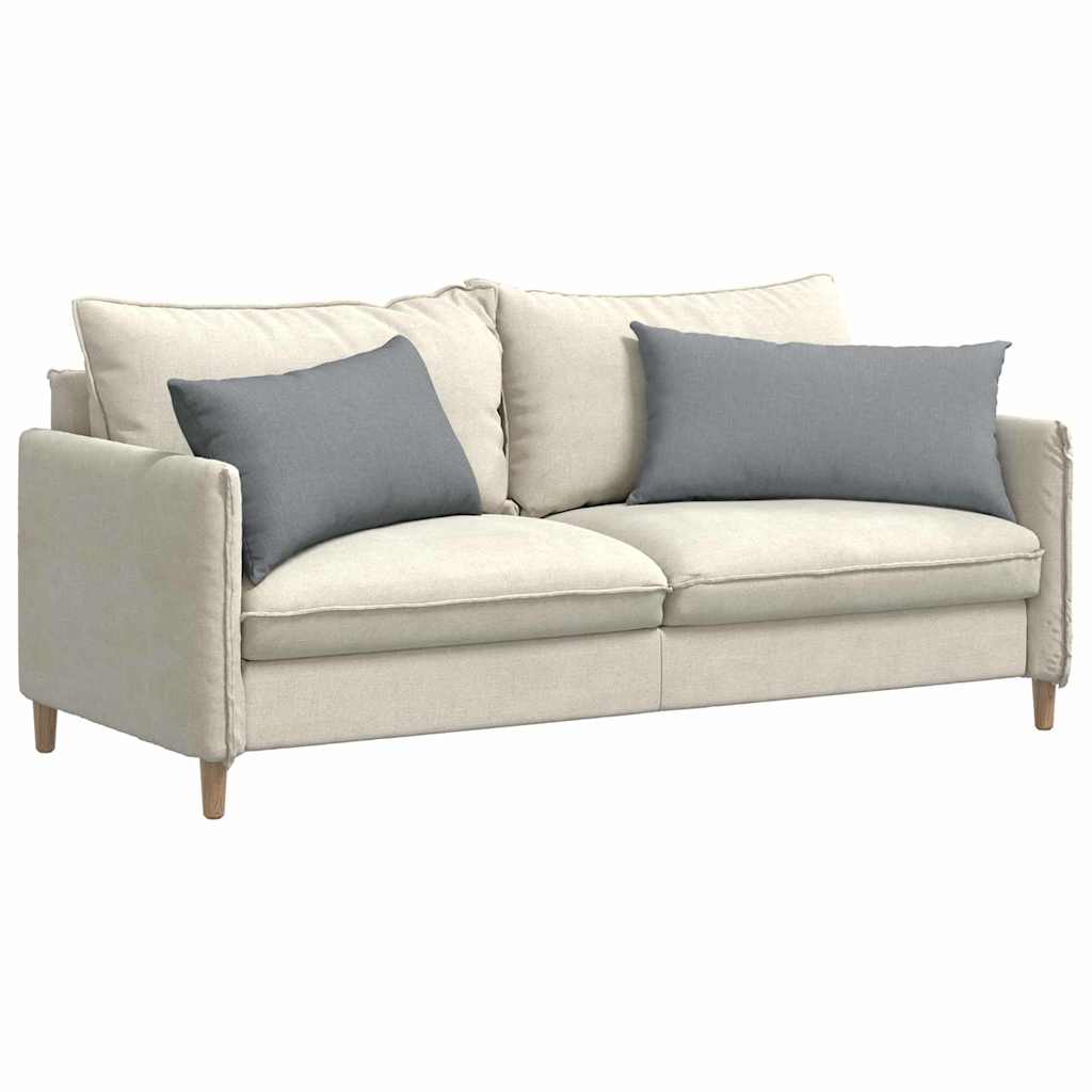 vidaXL Sofakissen 2 pcs Hellgrau 80 x 40 cm Stoff