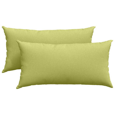 vidaXL Coussins de canapé 2 pcs Vert clair 80 x 40 cm Tissu
