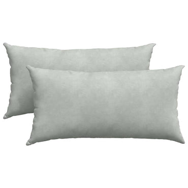 vidaXL Sofakissen 2 Stück Hellgrau 80 x 40 cm Cordstoff