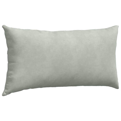 vidaXL Sofakissen 2 Stück Hellgrau 80 x 40 cm Cordstoff