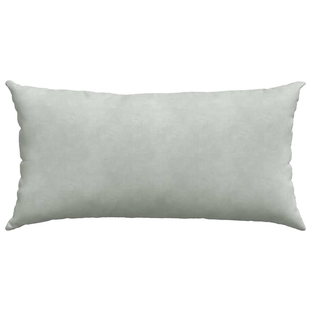 vidaXL Sofakissen 2 Stück Hellgrau 80 x 40 cm Cordstoff