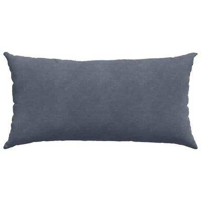 vidaXL Sofakissen 2 Stück Dunkelgrau 80 x 40 cm Cordstoff