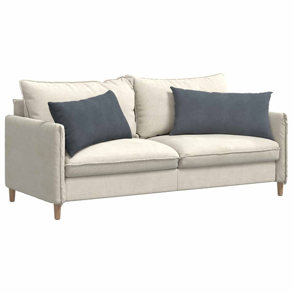 vidaXL Sofakissen 2 Stück Dunkelgrau 80 x 40 cm Cordstoff