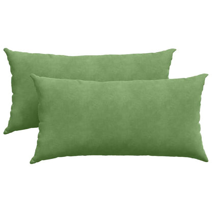 vidaXL Sofakissen 2 Stück Hellgrün 80 x 40 cm Cordstoff