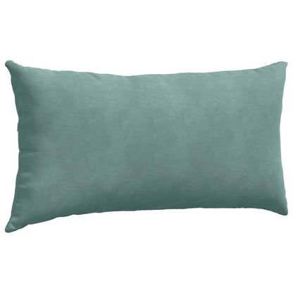 vidaXL Sofakissen 2 Stück Meergrün 80 x 40 cm Cordstoff