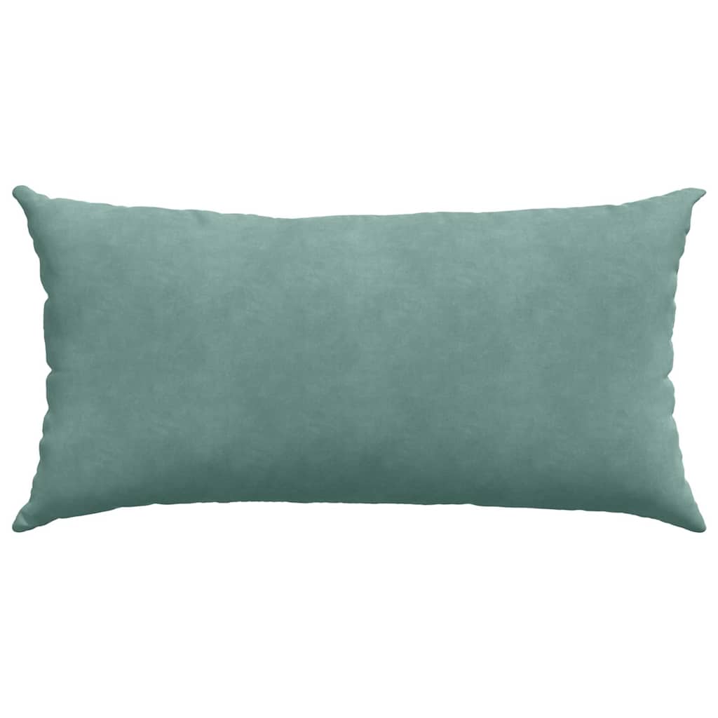 vidaXL Sofakissen 2 Stück Meergrün 80 x 40 cm Cordstoff