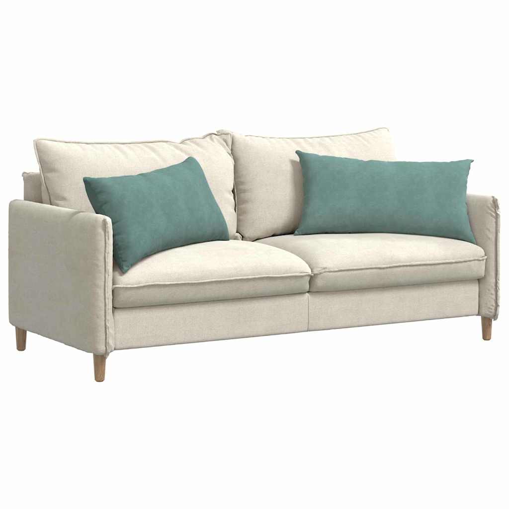 vidaXL Sofakissen 2 Stück Meergrün 80 x 40 cm Cordstoff