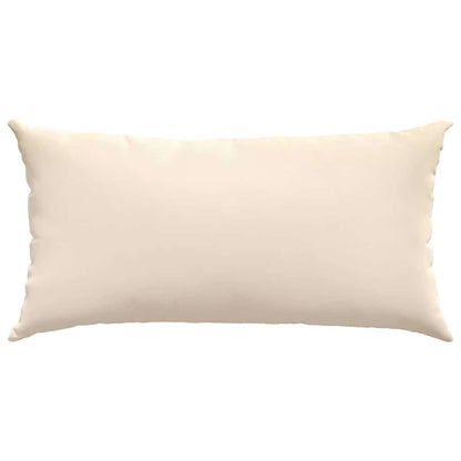 vidaXL Sofakissen 2 Stück Beige 80 x 40 cm Stoff