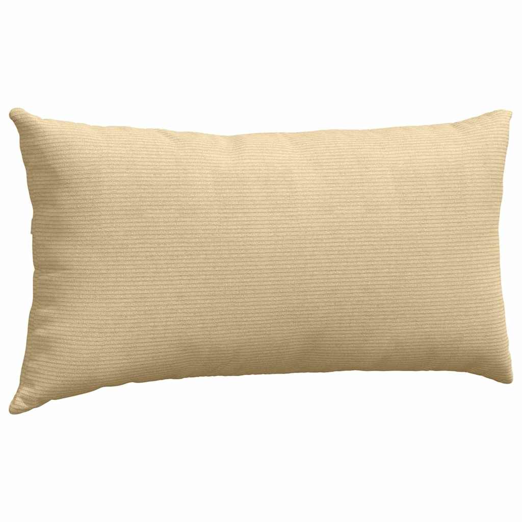 vidaXL Sofakissen 2 Stück Grau-Grün 80 x 40 cm Cordstoff