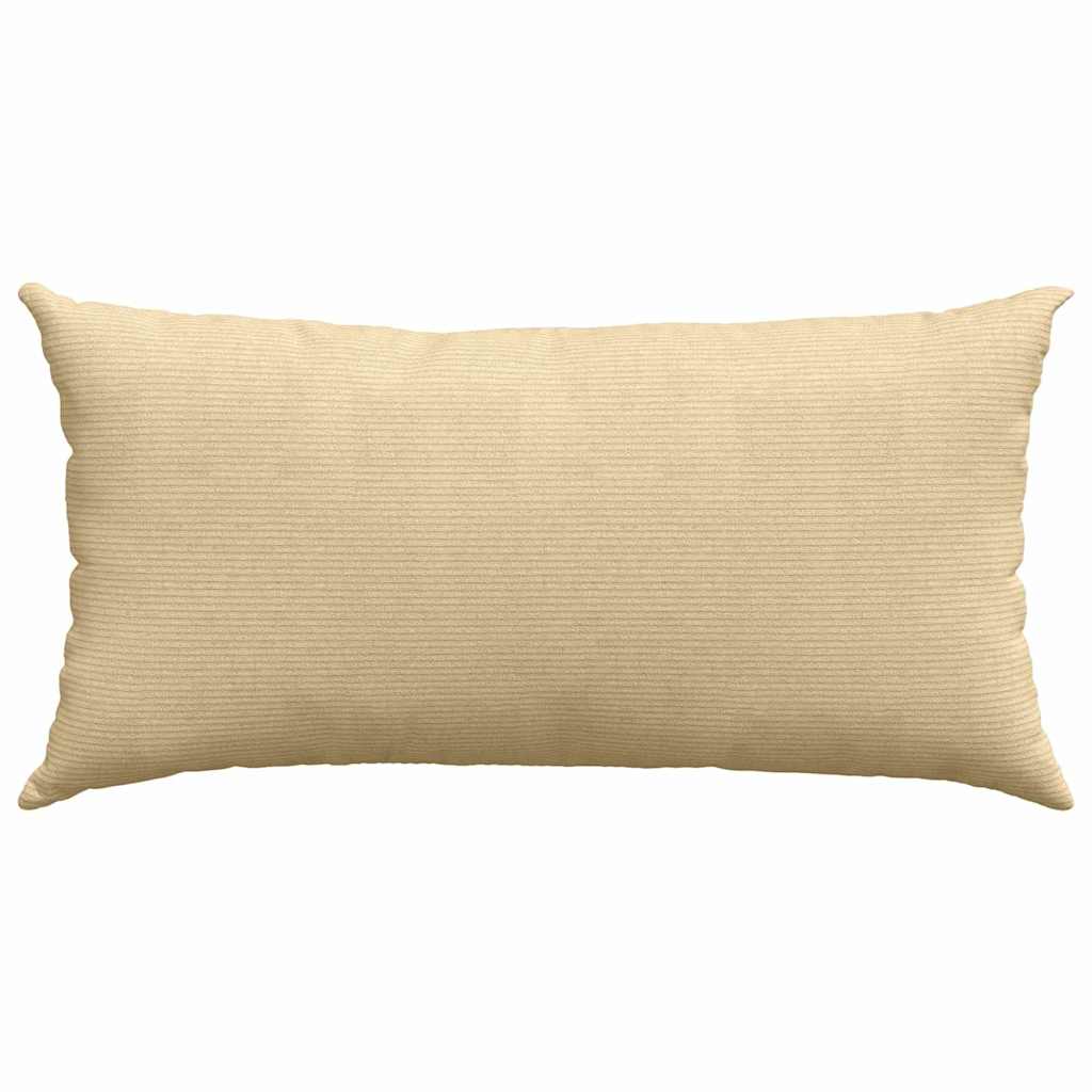 vidaXL Sofakissen 2 Stück Grau-Grün 80 x 40 cm Cordstoff
