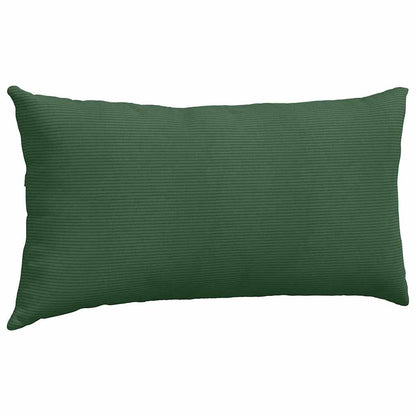 vidaXL Sofakissen 2 Stück Dunkelgrün 80 x 40 cm Cordstoff