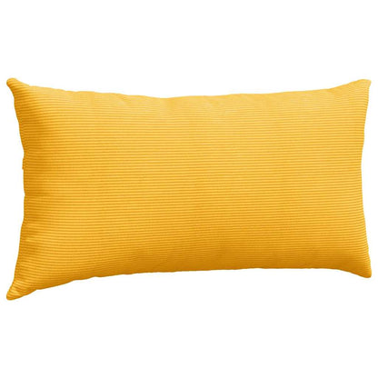 vidaXL Sofakissen 2 Stück Helles Gelb 80 x 40 cm Cordstoff
