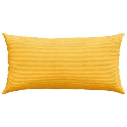 vidaXL Sofakissen 2 Stück Helles Gelb 80 x 40 cm Cordstoff
