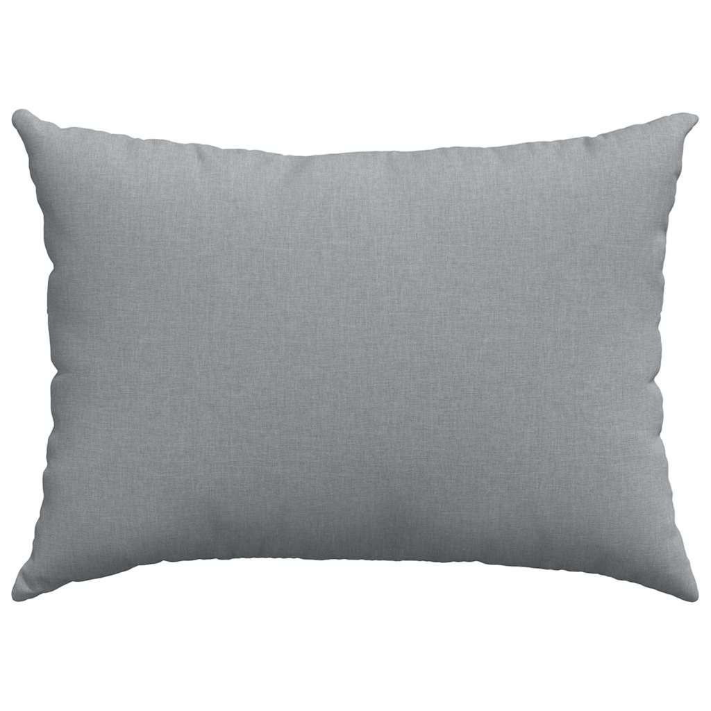 vidaXL Sofakissen 2 pcs Hellgrau 70 x 50 cm Stoff